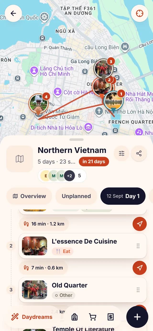TripSake day plan for the Ninh Binh day with the Trang An boat and Mua Cave in order