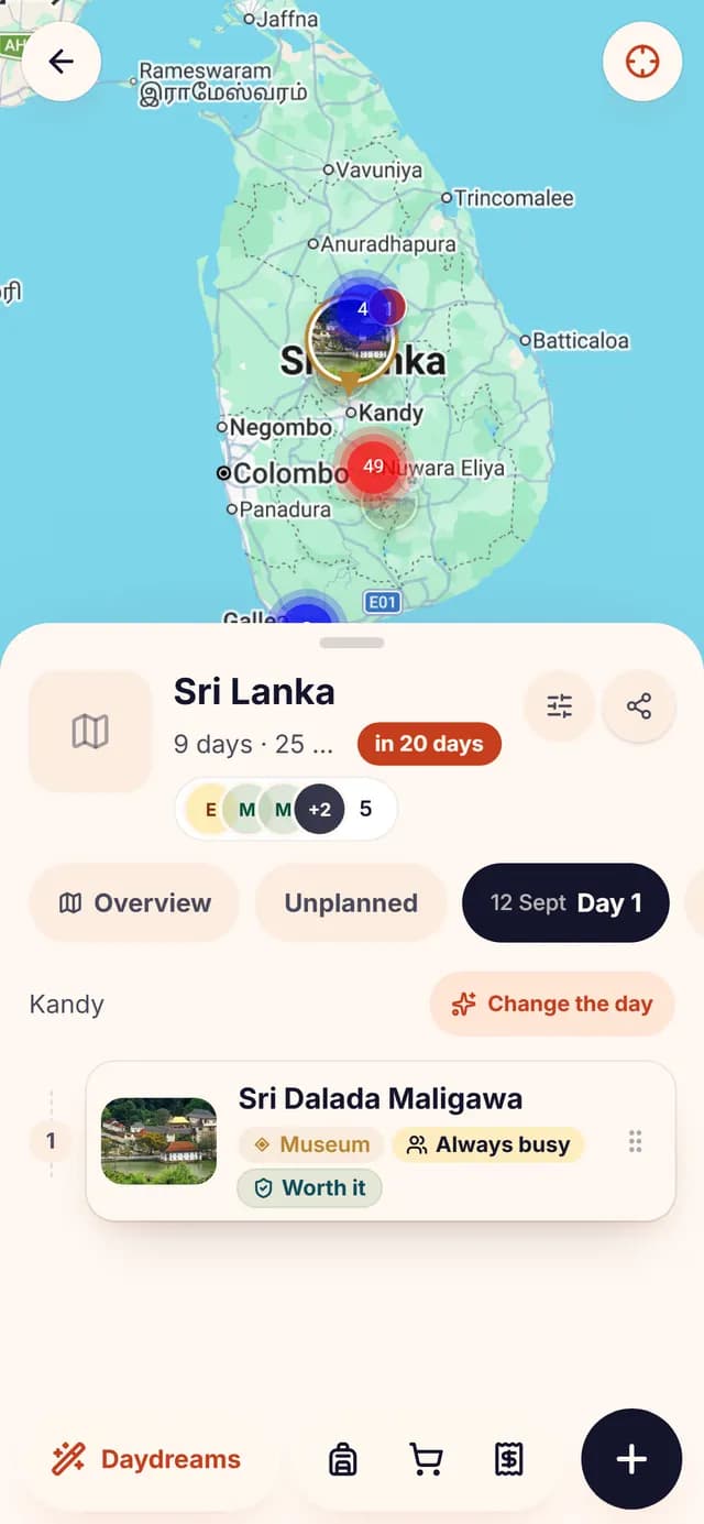TripSake day plan for the Sigiriya day in Sri Lanka with Pidurangala at sunrise